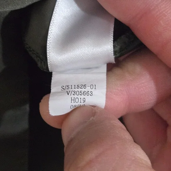 Athleta Radiant Hybrid Dress Black Olive Green Hooded Medium - Picture 8 of 10